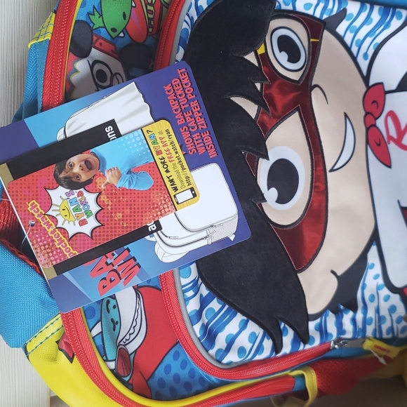 NWT! Ryan's World kids backpack - Picture 3 of 3